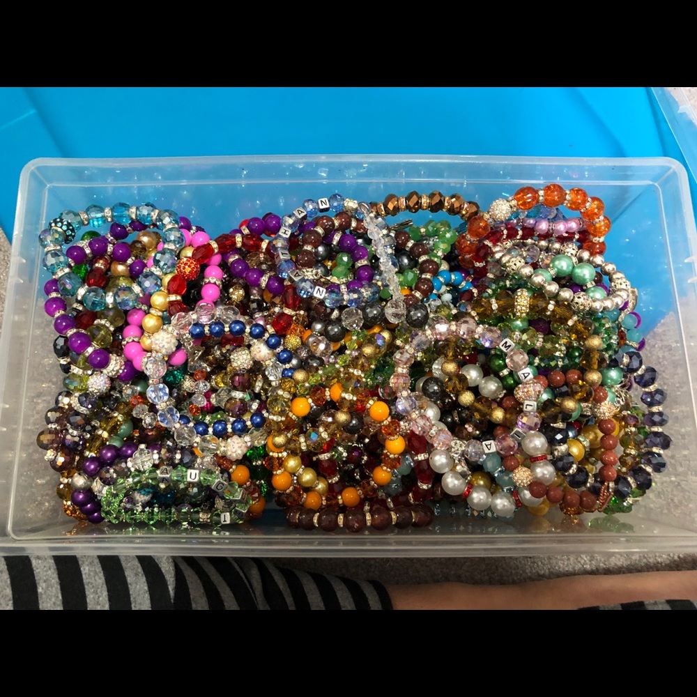 Assorted bead bracelets 4 for $15